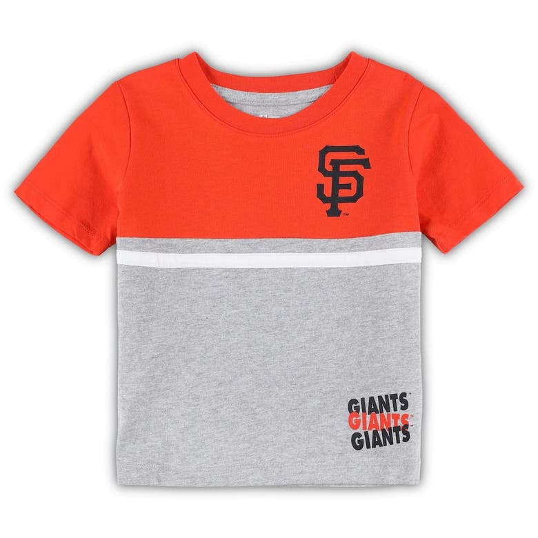 Outerstuff Toddler Black/Orange San Francisco Giants Batters Box T