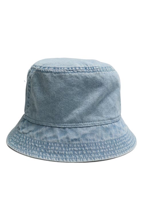 & Other Stories Raphael Denim Bucket Hat In Blue Dusty Light