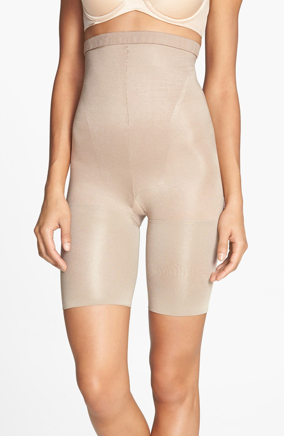 spanx women's higher power tummy control shorts