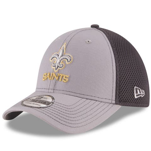 New Orleans Saints Throwback Golfer Hat, Gray, by New Era