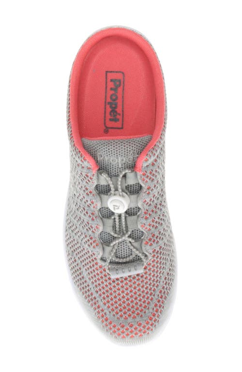 Propét Travelwalker Slip-on Sneaker In Coral/grey