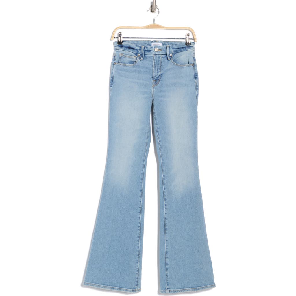 GOOD AMERICAN GOOD AMERICAN GOOD LEGS FLARE JEANS