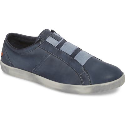 Softinos By Fly London Tip Laceless Sneaker, Blue