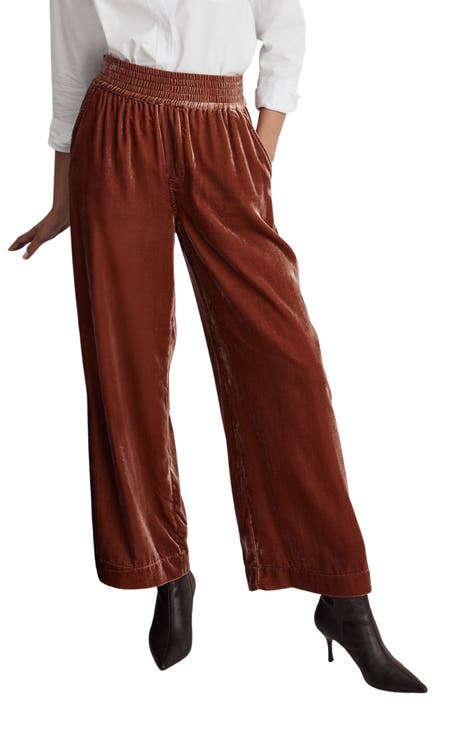 womens velvet pants | Nordstrom