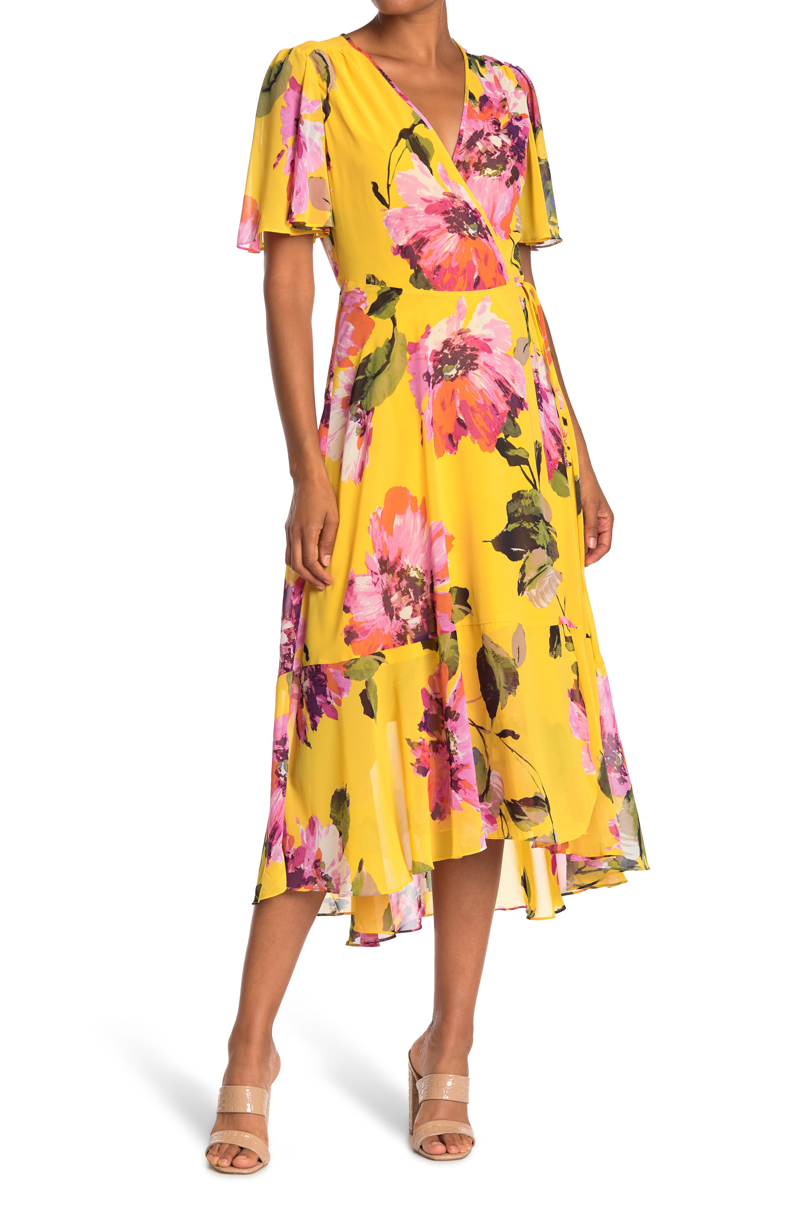 trina turk yellow dress