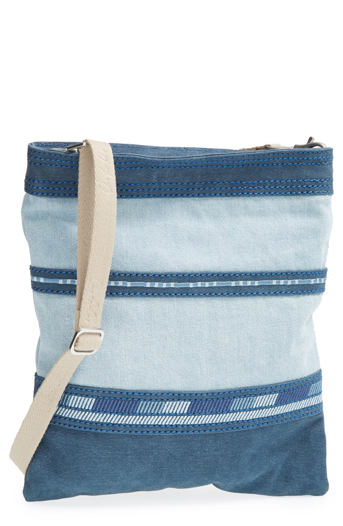 TOMS Stripe Denim Crossbody Bag Nordstrom