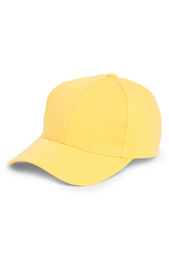 Melrose And Market Knit Baseball Cap In Yellow