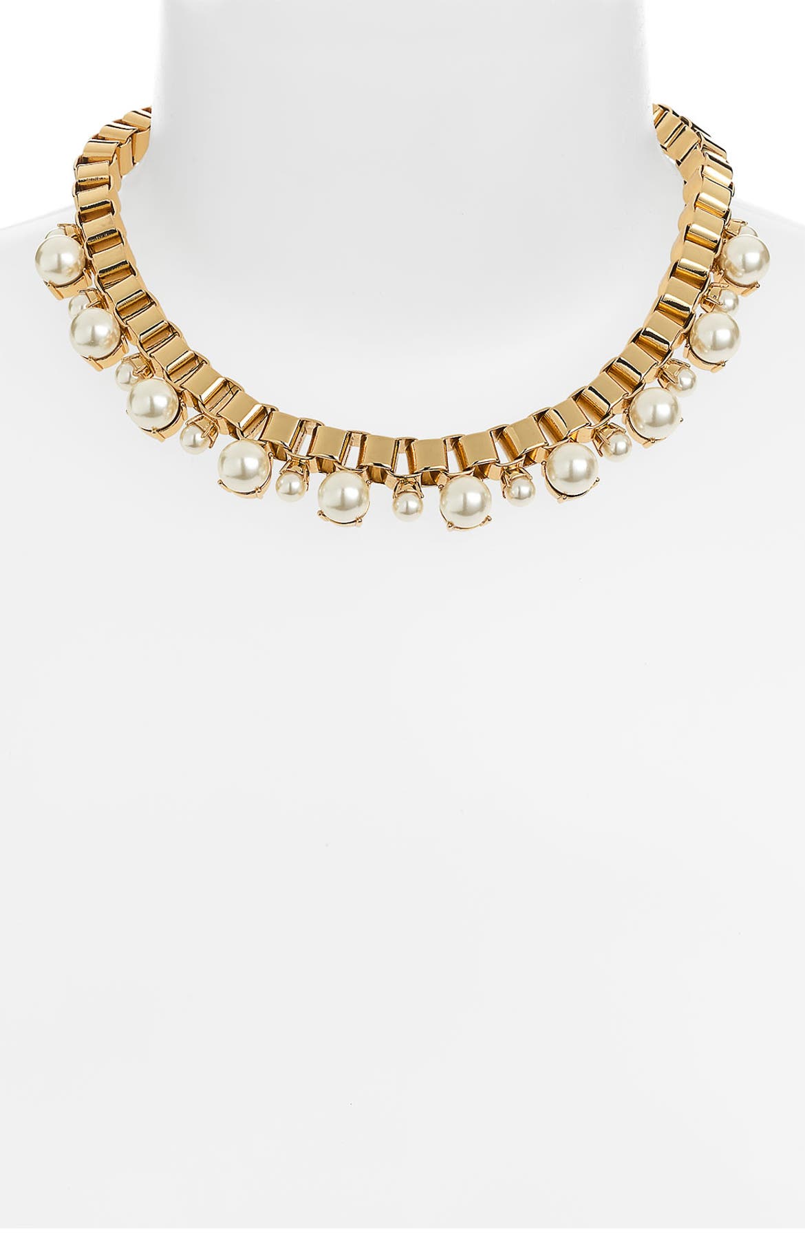 kate spade new york faux pearl collar necklace | Nordstrom