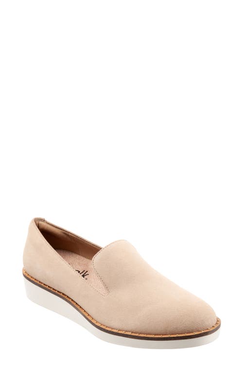 SoftWalk Westport Loafer in Ivory Faux Leather