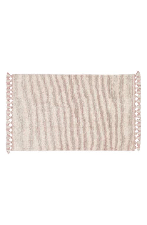 Lorena Canals Koa Wool Rug In Sheep White/pale Blush