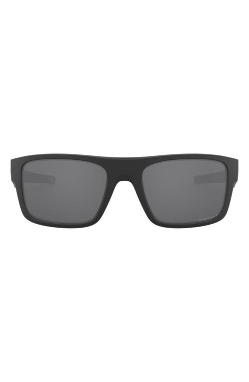 Oakley Prizm Drop Point 61mm Polarized Rectangle Sunglasses in Black at Nordstrom