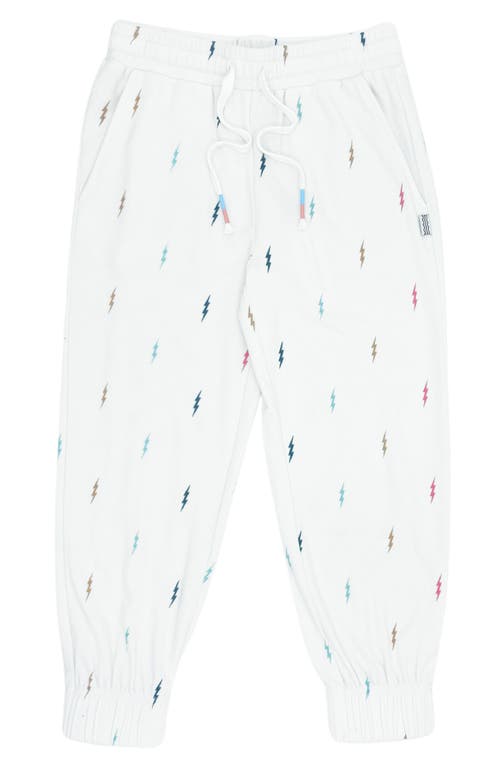 Feather 4 Arrow Bright Bolts Lounge Joggers in White Multi at Nordstrom, Size 18M