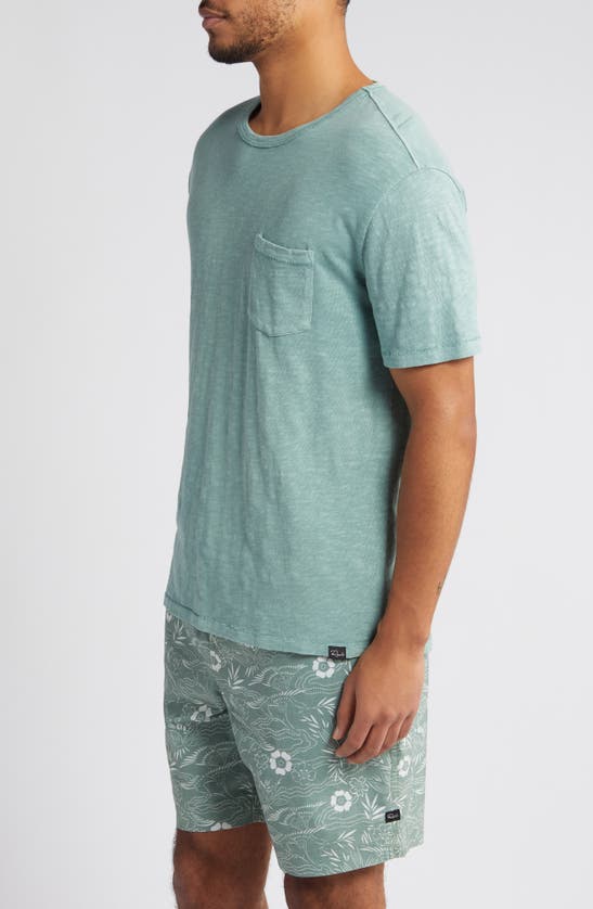 Shop Rails Skipper Slub Pocket T-shirt In Jade