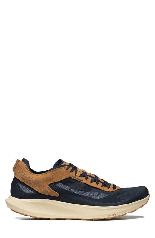 Salomon Pulsar Trail Running Shoe In Drk Spphr/rubber/vnla Ice