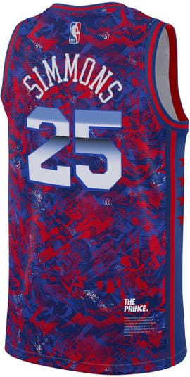 Ben Simmons Philadelphia 76ers Nike Select Series Rookie of the Year  Swingman Jersey - Royal/Red