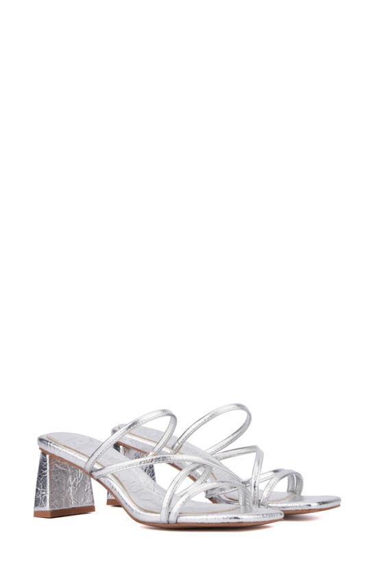 Shop Olivia Miller Limelight Sandal In Silver
