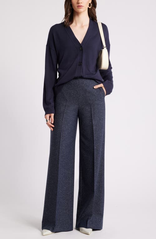 Shop Nordstrom Button Front Cardigan In Navy Night