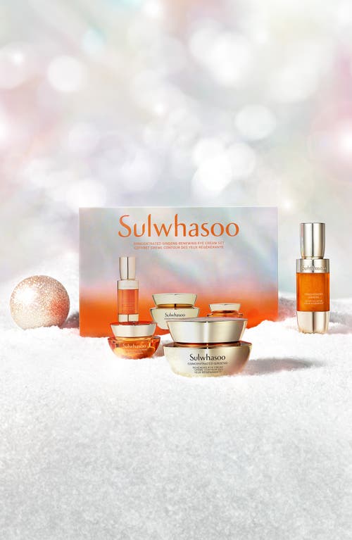 Shop Sulwhasoo Concentrated Ginseng Renewing Eye Cream Set (limited Edition) $196 Value In No Color