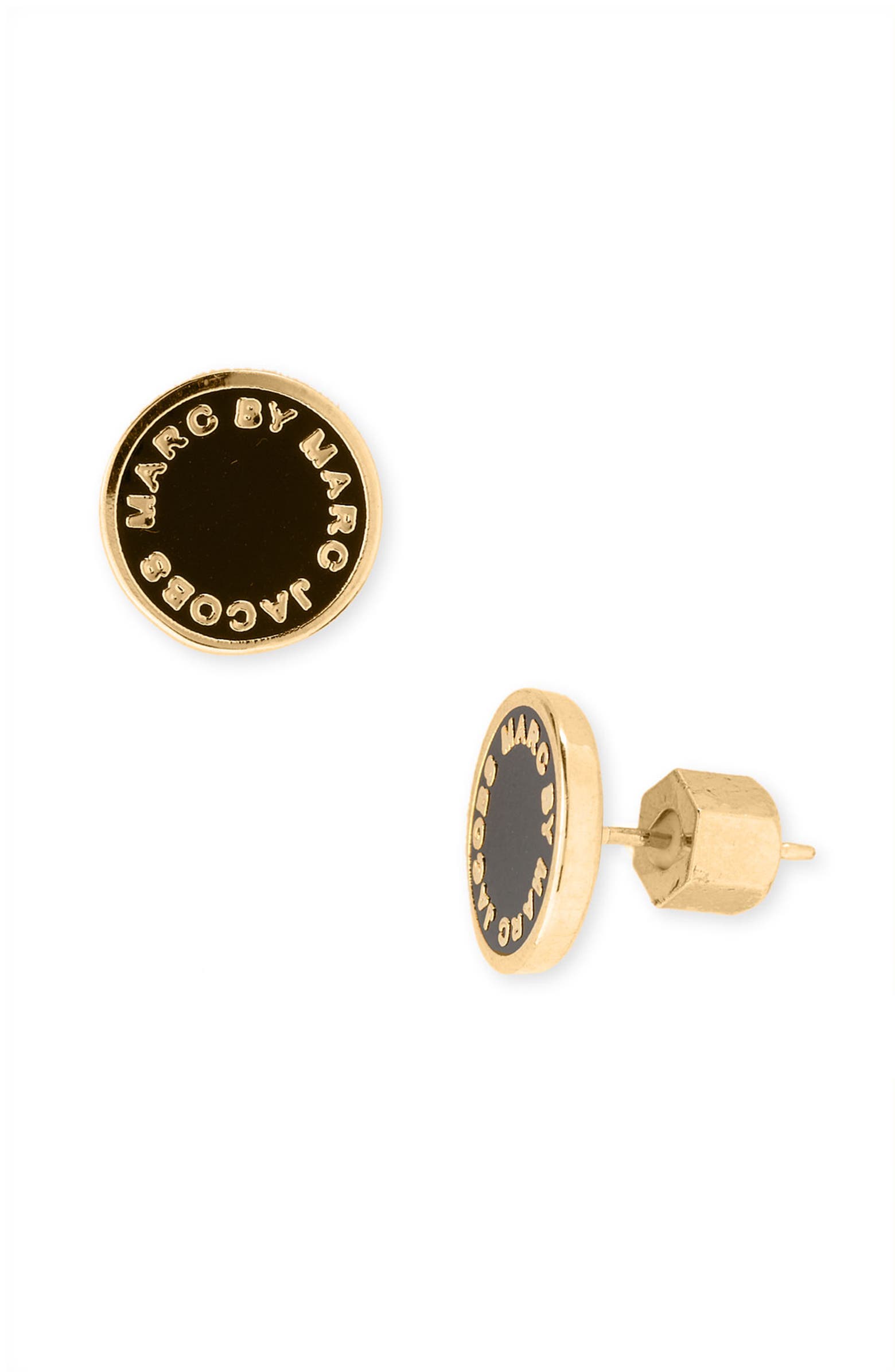 MARC JACOBS Enamel Logo Disc Earrings | Nordstrom