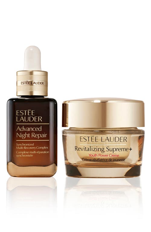 Shop Estée Lauder Serum + Moisturizer Skin Care Set (limited Edition) $155 Value In No Color