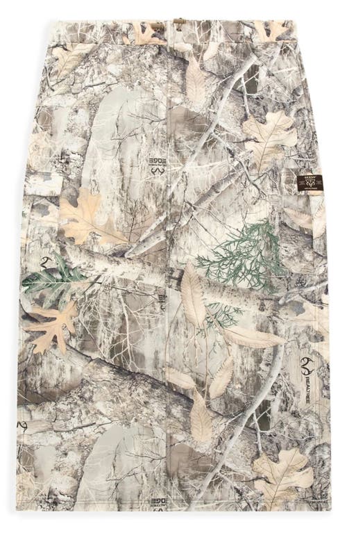 Shop Guess X Realtree Camo Cargo Maxi Skirt In Go Realtree Washed Edge