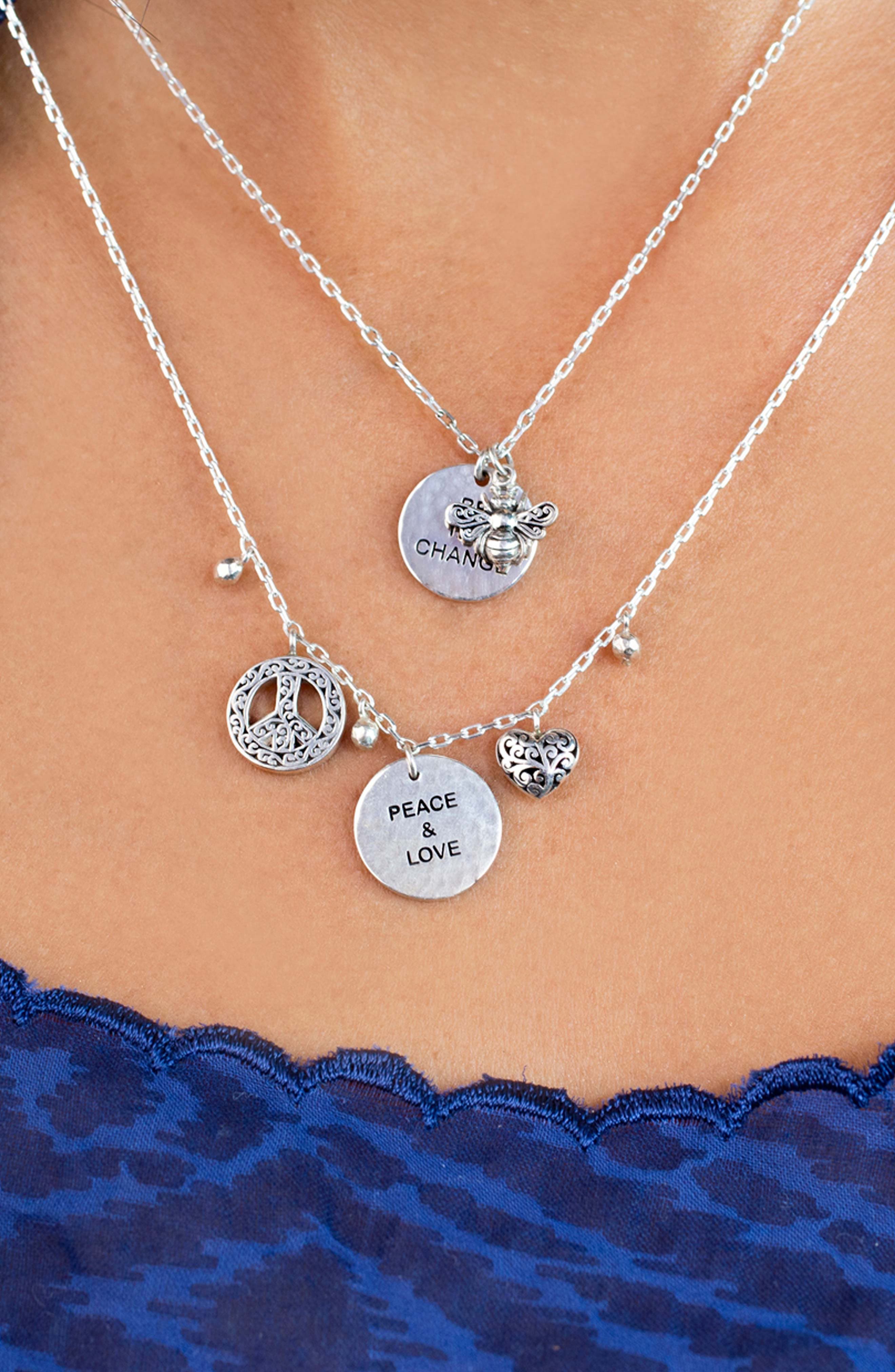 Lois Hill Be The Change Sterling Silver 