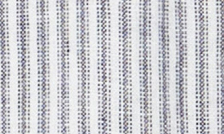 Shop Workshop Stripe Linen Blend Blazer In Pencil Stripe