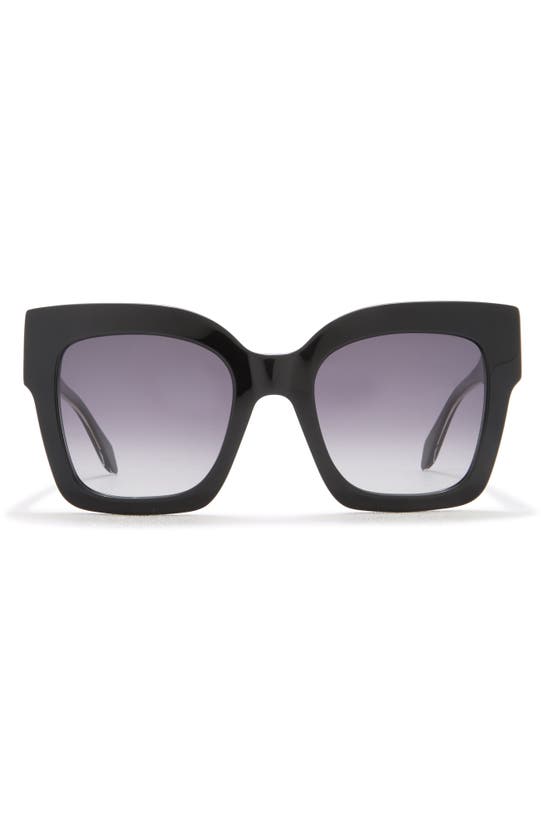 Just Cavalli 52mm Oversize Square Sunglasses In Black