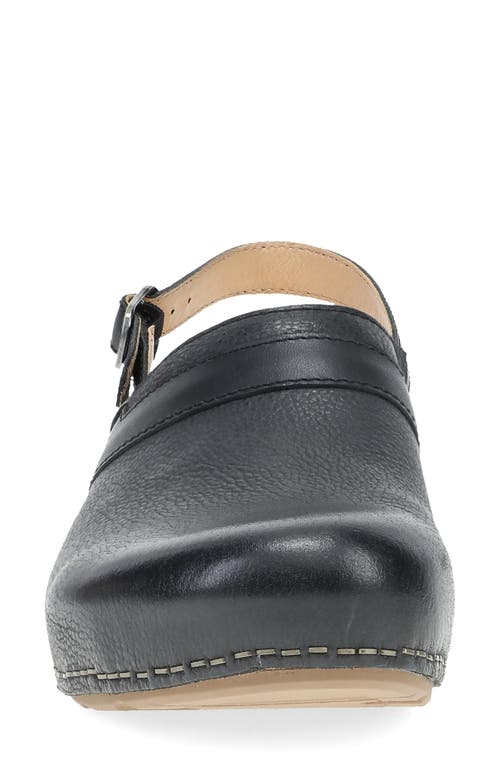 Shop Dansko Tammy Slingback Clog In Black