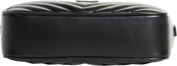 Saint Laurent Lou Camera Bag Matelasse Chevron Leather Small Black 2242381