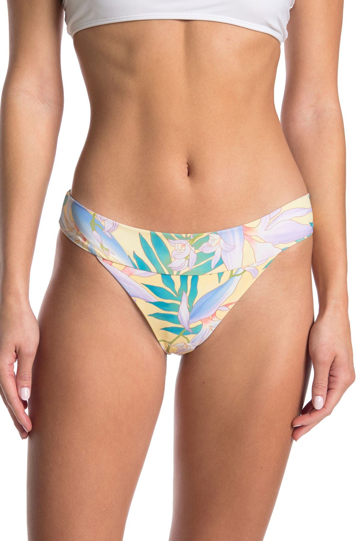BILLABONG LOVE PALMS TROPIC BIKINI BOTTOMS 828570859008