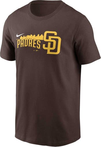 Nike Men's Nike Brown San Diego Padres Local Team Skyline T-Shirt
