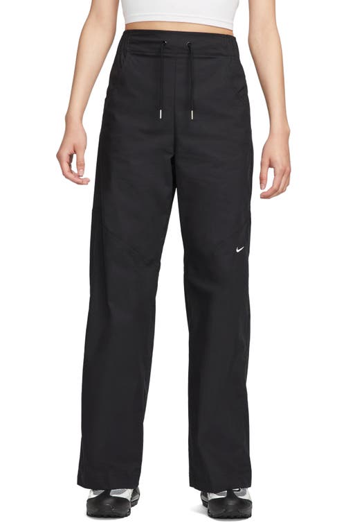 Shop Nike Sportswear Essentials High Waist Pants In Black/white