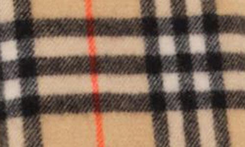 Burberry Megacheck Cashmere Scarf In Sand