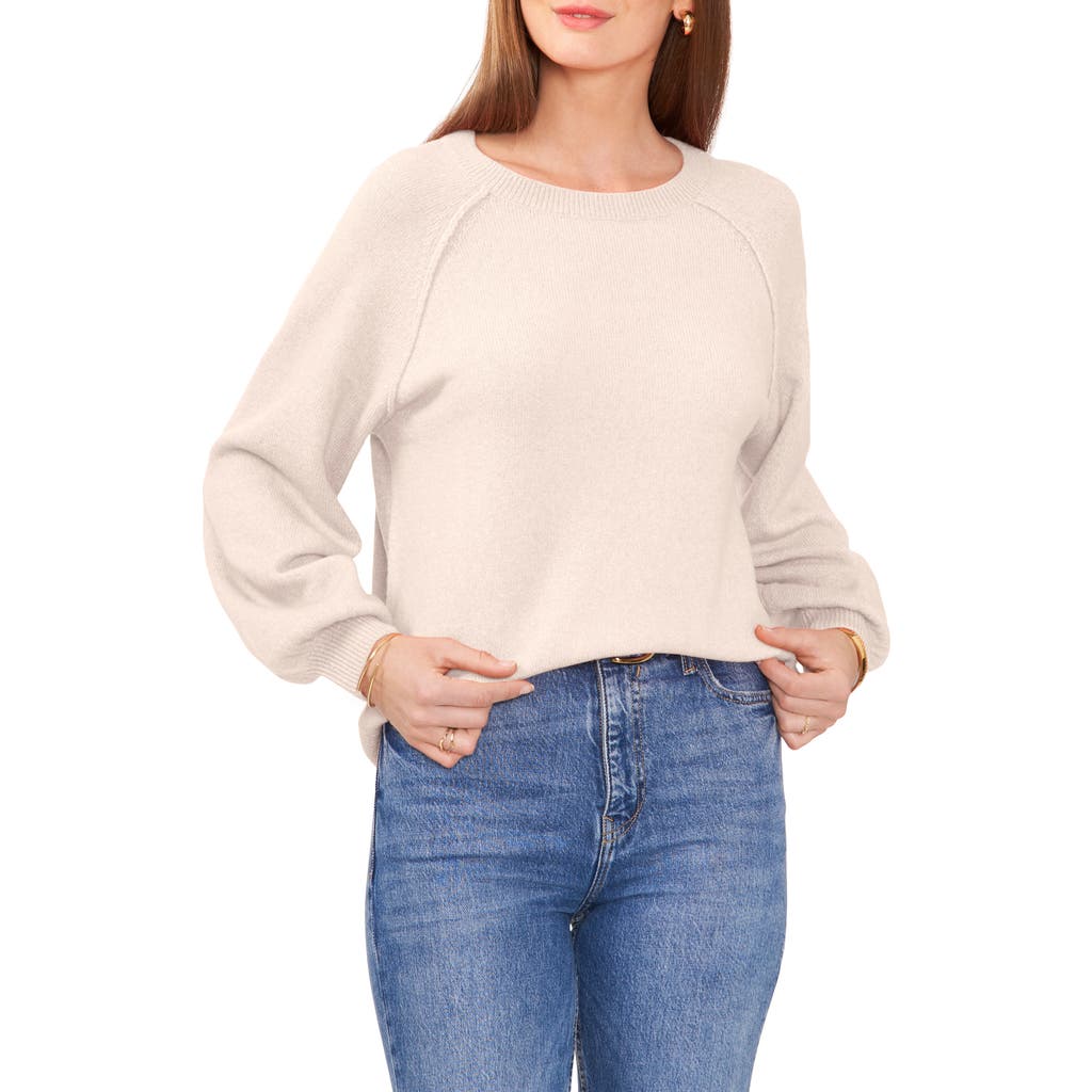 Vince Camuto Raglan Sleeve Sweater In Malted