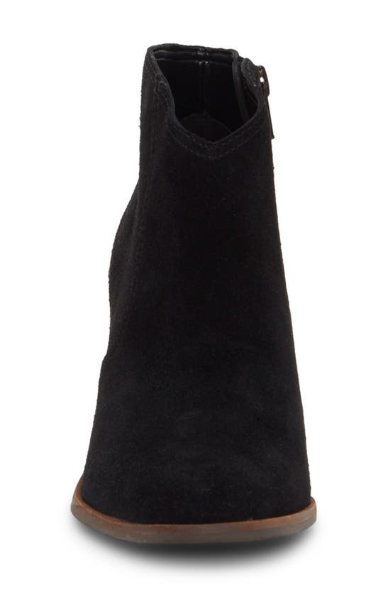 Lucky Brand Pellyon Stack Heel Bootie In Black