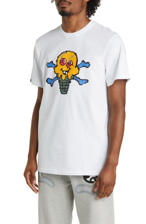 ICECREAM Pixel Cotton Graphic T-Shirt in White at Nordstrom, Size Medium