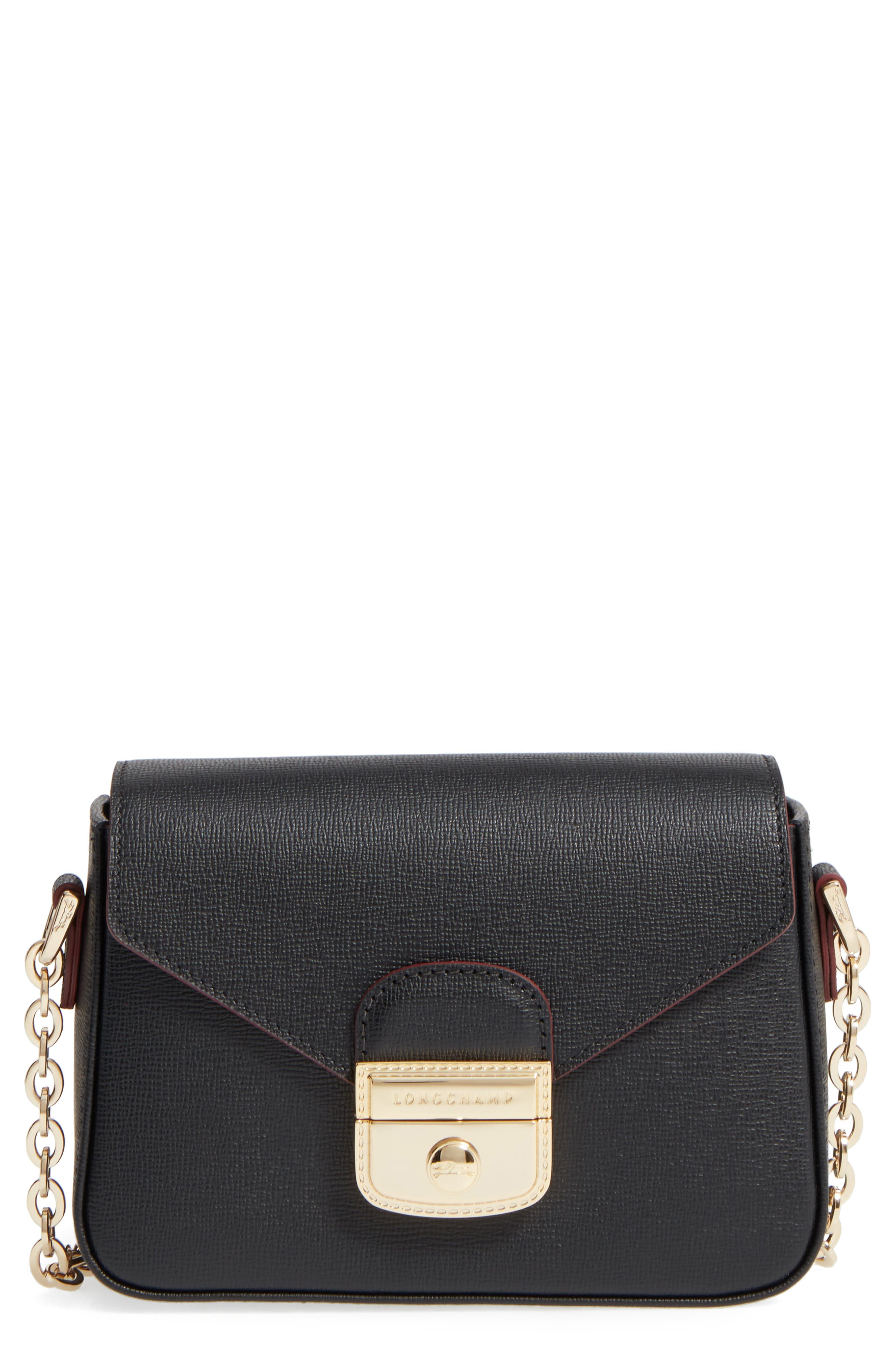 longchamp black crossbody