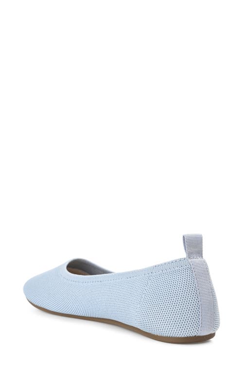 Shop Journee Collection Jersie Knit Ballet Flat In Blue