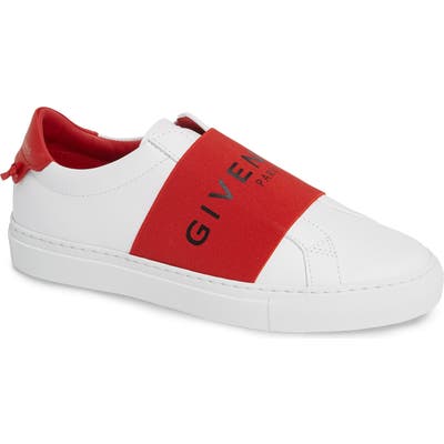 Givenchy Logo Strap Slip-On Sneaker, White