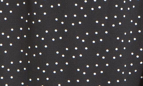 Shop Max Studio Side Tie Ruffle Crepe Maxi Skirt In Black/cream