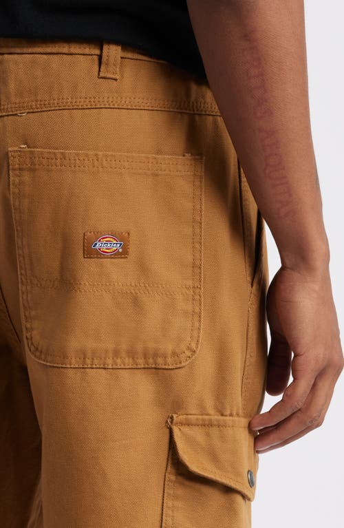 Shop Dickies Cotton Duck Cargo Pants In Brown Duck