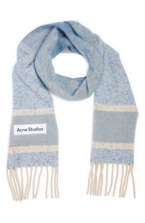 ACNE STUDIOS ACNE STUDIOS VONKEY ALPACA, MOHAIR, WOOL & SILK BLEND FRINGE SCARF
