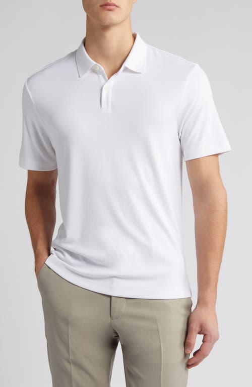 Theory Kayser Solid Polo in White at Nordstrom, Size Xx-Large