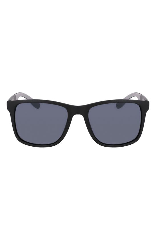 Cole Haan 54mm Squared Polarized Sunglasses In Black