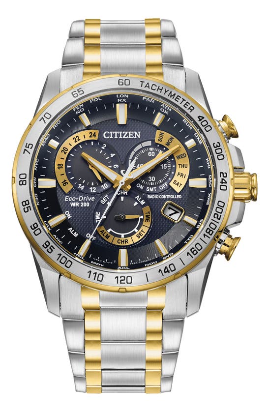 Citizen Eco-drive Two-tone Bracelet Watch, 43mm