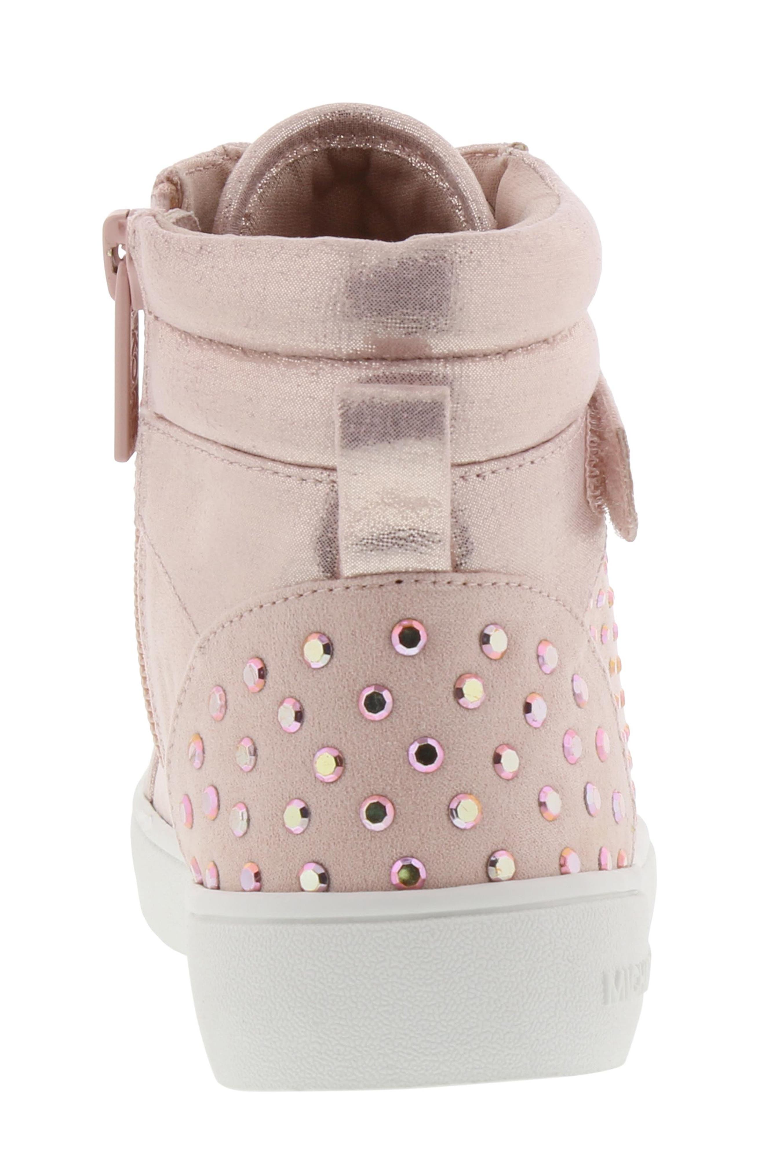 Michael Kors Monogram-print Low-top Sneakers in Pink