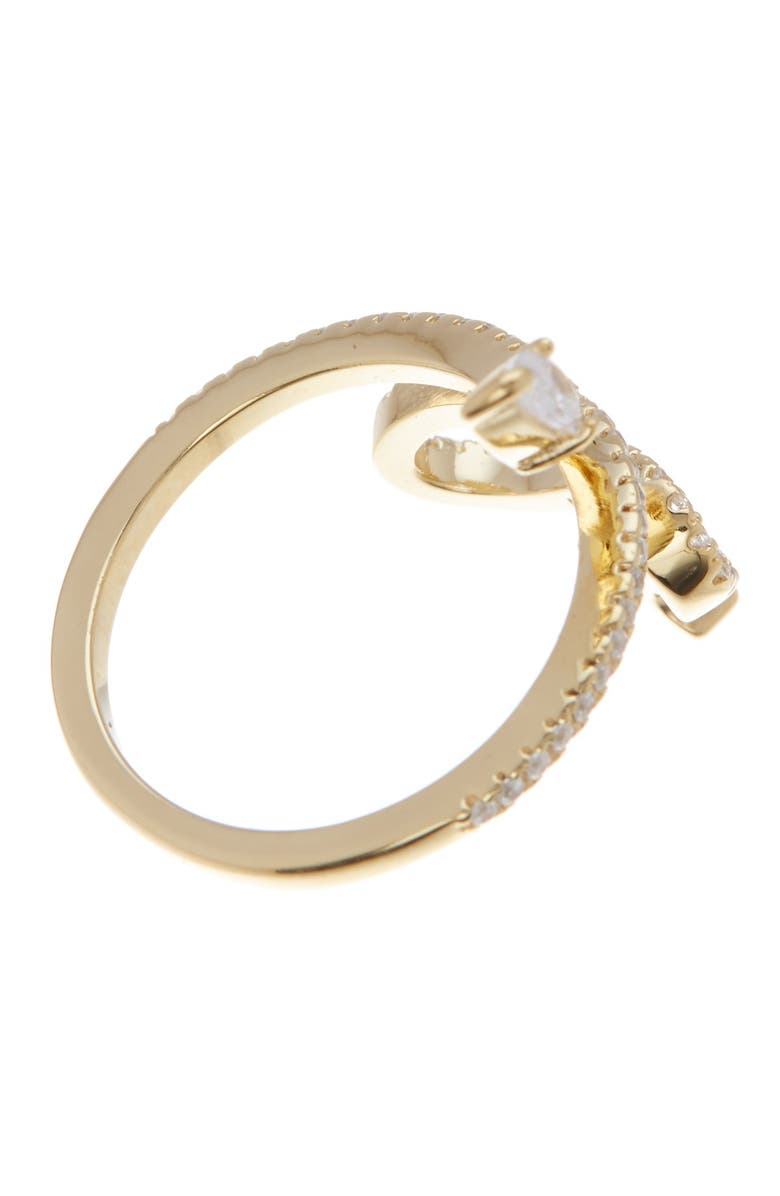 annuleren module Hertogin Adornia 14K Gold Plated Swarovski Crystal Accented Winding Snake Ring |  Nordstromrack