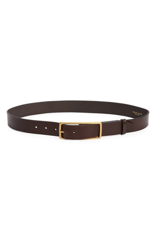 Rag & Bone Women's Rebound Texture Belt In Dark Espresso