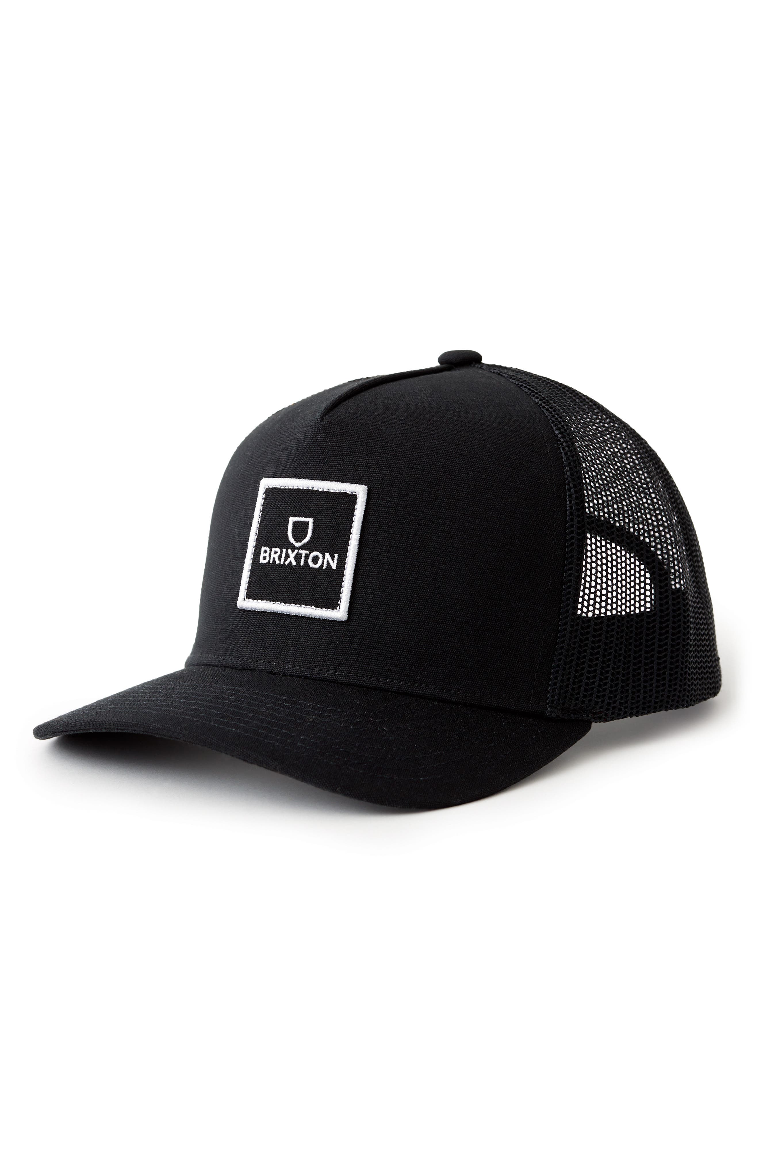 black trucker hats for men